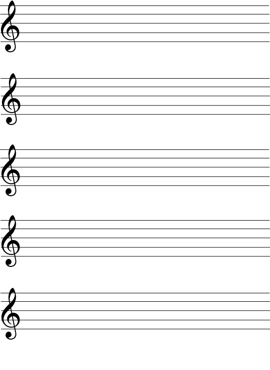music staff paper. Click staff line paper for a